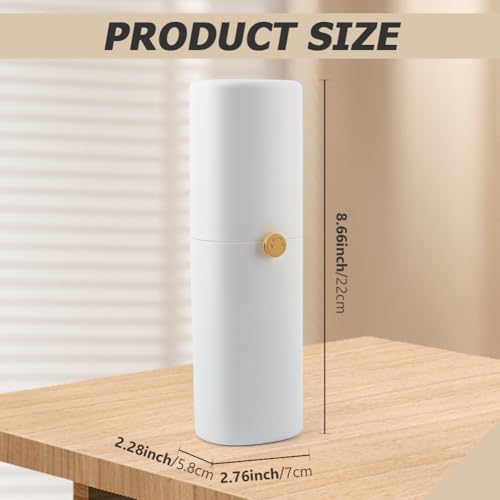 Xiaokeis Toothbrush Travel Holder for Electric Toothbrushes, Portable Travel Toothbrush Case, Tooth Brush and Toothpaste Cover for School, Traveling, Camping, Business Trip and Bathroom