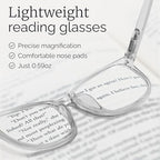 CCVOO Reading Glasses for Women/Men, Eyeglasses, Blue Light Readers for Women/Men, Computer Eye Glasses, Cheaters