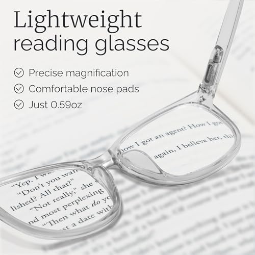 CCVOO Reading Glasses for Women/Men, Eyeglasses, Blue Light Readers for Women/Men, Computer Eye Glasses, Cheaters