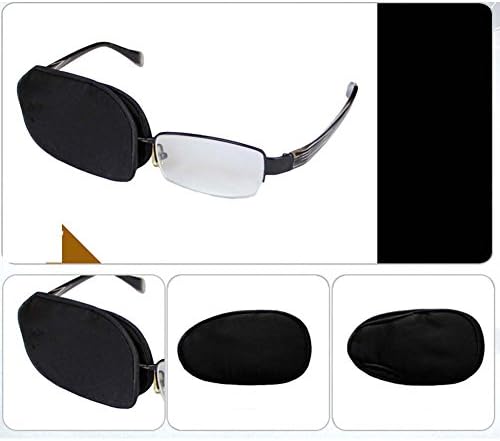 High-Grade Silk Eye Patch for Lazy Eye Amblyopia Treatment Eye Mask for Adults, B