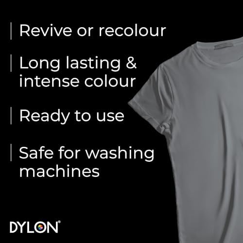 Dylon Washing Machine Fabric Dye Pod for Clothes & Soft Furnishings, Smoke Grey, 350 g (Pack of 1) (Packing May Vary)
