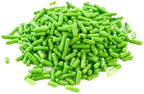 Bakerpan Lime Green Jimmies Sprinkles - 6 Ounces Lime Green Sprinkles for Cake Decorating, Edible for Cupcakes, Ice Cream (Made in USA)