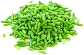 Bakerpan Lime Green Jimmies Sprinkles - 6 Ounces Lime Green Sprinkles for Cake Decorating, Edible for Cupcakes, Ice Cream (Made in USA)