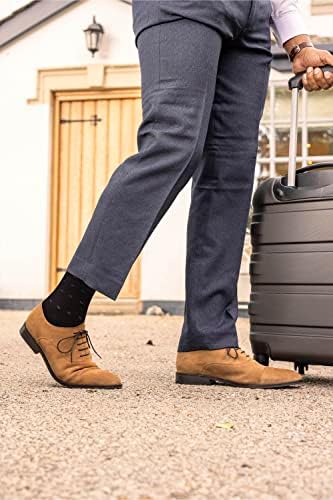 IOMI - Mens Graduated Compression Knee High 15-20 mmHg DVT Travel Flight Socks