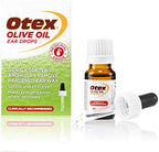 Otex Olive Oil Ear Drops For Natural, Gentle Removal of Excessive, Hardened Ear Wax. Bottle with Dropper Applicator, 10 ml (Pack of 1)