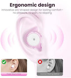 Ear Plugs for Hearing Protection, Ear Plugs for Sleeping Noise Reduction, 4 Sizes of Eartips Silicone Soft Reusable EarPlugs for Sleep Concert Noise Sensitivity with Case