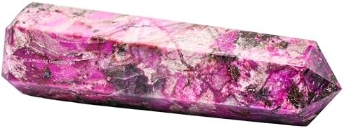 Amazing Gemstone Large Cobalt Calcite Crystal Towers ~ Natural Healing Crystal Point Obelisk for Reiki Healing and Crystal Grid (5.5" to 6" INCH)