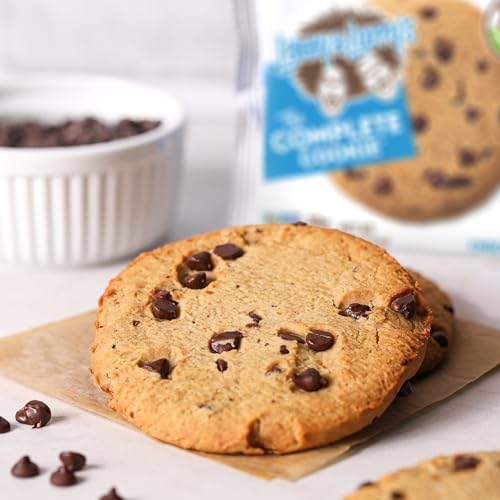 Lenny & Larry's Protein Cookie, [Chocolate Chip], Chewy Soft Baked, 16g Plant Protein, Vegan, Non-GMO, High Fiber, 4 Ounce Cookie (Pack of 12)