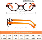 4-Pack Mini Small Round Reading Glasses Comfortable Readers for Women and Men (Multicoloured, 1.00, multiplier_x)