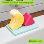Haircare Storage Tray - Compatible with Ethique Shampoo & Conditioner Bars - Lightweight, Mess-Free, Eco-Friendly
