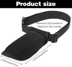Professional Massage Therapist Holsters with Adjustable Belt, Single Massage Bottle Bag Portable Lotion Oil Waist Holder Organizer for Beauty Salons, Hospitals, Spas Therapy Supplies (Black)
