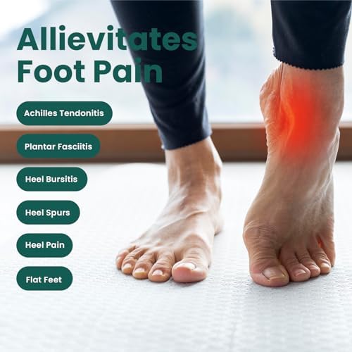 Heel Cup Plantar Fasciitis Inserts - Welnove Shock-Absorbing Soft Gel Heel Cushion Cups with Arch Support for Heel Spur Achilles Tendonitis Flat Feet - Heel Pads for Shoes,Women 10.5-13 Men 8.5-12