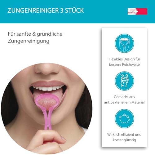 Edel+White Tongue Cleaners- 3 Pack