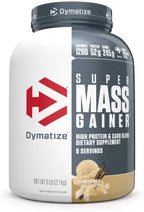Dymatize Super Mass Gainer Protein Powder 52g Protein 1280 Calories 6 Pound Gourmet Vanilla & Rich Chocolate (Pack of 2)