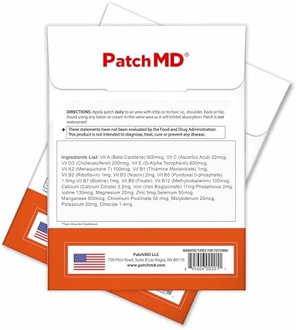 PatchMD - Multi Plus Topical Patches- 60 Days Supply