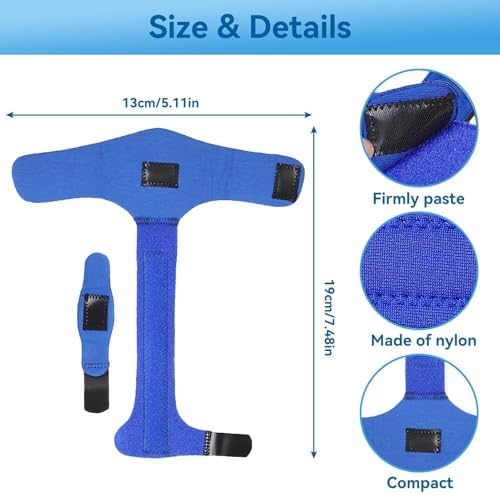 Trigger Finger Splint, Adjustable Middle Finger Hand Splint and Wrist Brace Support Left or Right Hand for Sprains, Mallet Injury, Arthritis, joint stabilizer