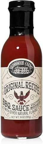 Brownwood Farms Original Classic American Recipe with Bourbon BBQ Sauce 14 oz