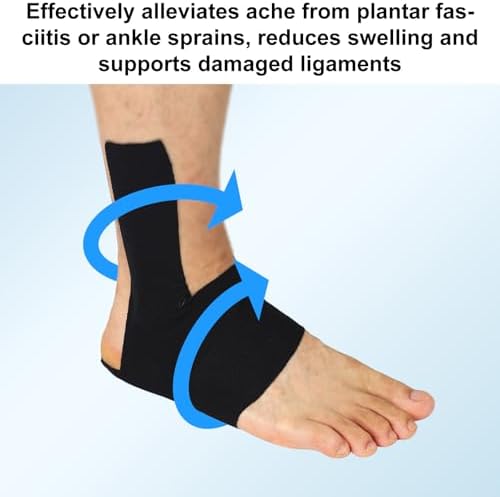 10pcs Precut Kinesiology Tape, Breathable & Waterproof Kinesiology Athletic Recovery Tape Enhance Sports Muscle Patch Strips Supplies Equipment for Ankle Injuries Ligament Support and Stability