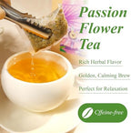 WT WEETEE Passionflower Tea Bags 100 Count | Caffeine-Free Herbal Tea | Rich Herbal Flavor & Smooth Taste | Te De Pasiflora