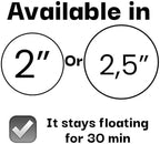 Custom Photo Drink Toppers, Wafer Paper Cocktail Decorations, Round, 2-2.5 Inch, Floating Design, 12 Pack