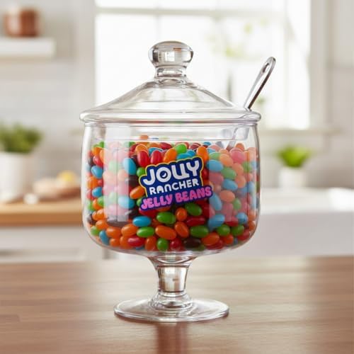JollyRancher Jelly Beans Bulk Candy 2lb - Jolly Ranchers Jelly Beans Candy Bulk - Assorted Fruit Flavored Jellybeans for Goodie Bags, Candy Bowls & Party Favors - 2 Pounds