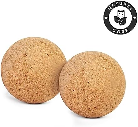 Yoga Studio Natural Cork Unbranded Massage Ball Twin Pack - 4cm