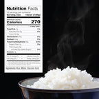 IRIS Instant White Rice (10 Pack), Ultra Premium Japanese Short Grain Sushi Sticky Rice, Microwave for 80 seconds, Non-GMO Gluten Free Vegan, Grown Polished and Packed in Japan