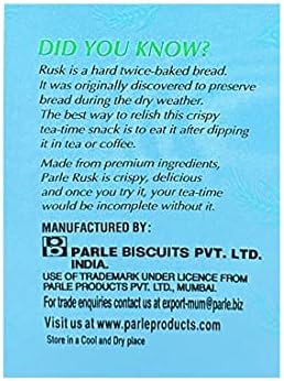 Parle Premium Milk Rusk Crispy Tea Time Snack (546 grams / 19.3 oz)