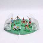 Soccer Cake Decoration Set: Football Theme Miniature Figures with Goal & Players for Birthday Cake Topper, Cupcake Decorations And Landscape Diorama