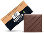 Zero Sugar Dark Chocolate Squares 66% Cocoa, Vegan, Gluten-Free, Stevia Sweetened Candy Bars, 45 Count