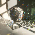 Clear Crystal Ball Optical Crystal Reflective Spheres Decor Photography Ball Crystals Prisms for Home Office Window Feng Shui Garden Décor(60mm/2.36inch)