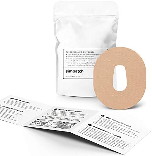 – Dexcom G6 Adhesive Patch (25-Pack) – Waterproof Adhesive, CGM Patches (Beige)
