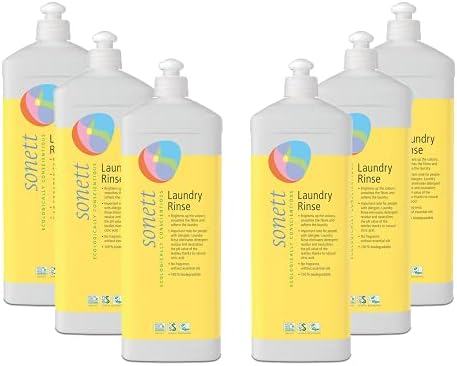 Sonett Organic Laundry Rinse detergents Soap all textiles - 34 fl.oz (Pack of 1)