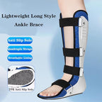 SFKLYU Ankle Support Brace Fracture Boot Short Ankle Foot Drop AFO Brace Orthosis Splint with Front Protection Plate Night Splint Brace,Style a right,L