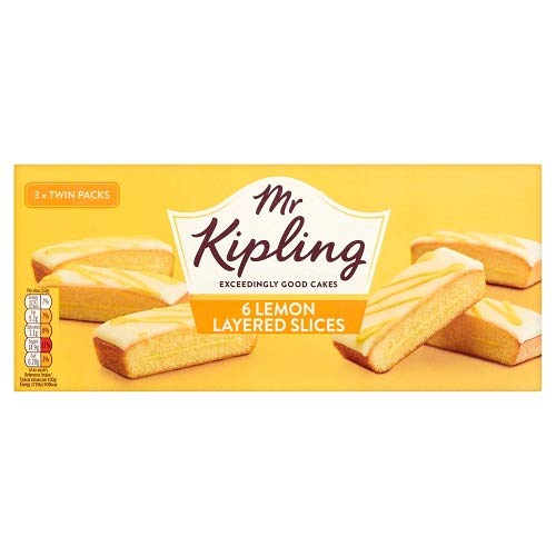 Mr Kipling Lemon Layered Slices 6pk (Pack of 3)