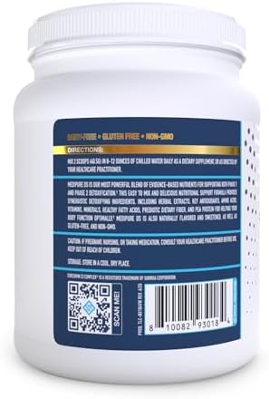NuEthix Formulations Medipure DS with Pea Protein Phase 1 & 2 Detoxification System, Supplement to Help Support the Body’s Natural Detoxification Process, Vanilla Wafer (Non-Caffeinated), 20 Servings