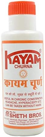 3 x 100 gram kayam churna churan powder SHETH BROS