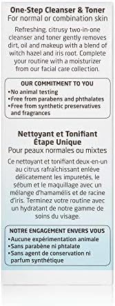 Weleda One-Step Face Cleanser & Toner, 3.4 Fl Oz