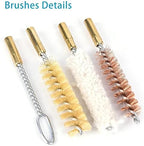 Pistol Gun Barrel Cleaning Kits for 9mm/.38/.357 Caliber, Pocket-Size Handgun Bore Brush,Pistols Care Bore Cleaning Rod Brush Set for Hunting and Shooting