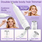 DSP Epilators Hair Removal for Women, Eyebrow Trimmer for Women, 2 Speeds Hair Removal, Facial Hair Trimmer for Legs Face Bikini Arms, Face Shavers