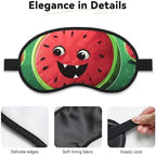 Watermelon Sleep Mask for Side Sleeper, Light Blocking Night Masks for Sleeping Eye Mask for Women Men Eye Cover Soft Comfortable Eye Shade for Travel, Nap