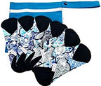 Lilind® 6 Pack Organic Cloth Pads, Regular 7 inch 100% Cotton Reusable Menstrual Sanitary Napkins, Free Wet Bag, Complete Set, Zero Waste