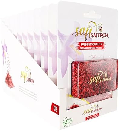 Premium Quality Saffron Threads 0.035 Ounce (1 Gram) | Awarded among 300 Types of Saffron | 100% Pure & Grade A+ | All Natural Red Zafran, Azafran, Kesar | Superior spice for Paella, Tea, any foods