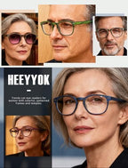 HEEYYOK 1.50 readers for women men,Reading Glasses Womens for Small Face,Ladies Cheaters Spring Hinge Sunglasses Readers
