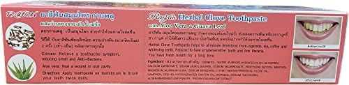 Isme Rasyan Herbal Clove Toothpaste with Aloe Vera & Guava Leaf, 100 g, White