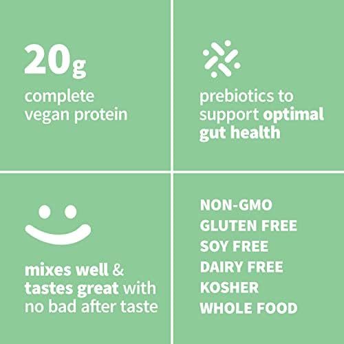 Sprout Living Epic Protein, Plant Based Protein & Superfoods Powder, Chocolate Maca Powder | 20 Grams Organic Protein Powder, Vegan, Non Dairy, Non-GMO, Gluten Free, Low Sugar (1 Pound, 12 Servings)