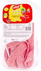 Strawberry Sour Belts Candy Wellmade's, HALAL. (200G)