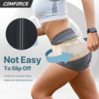 Sciatica Belt with Ice Pack, Widen Sacroiliac SI Joint Hip Belt for Women and Men, Adjustable Back Brace for Lower Back Pain, Hip and Pelvic Support (Waist Circumference: 30-40 inches, Stretchable)