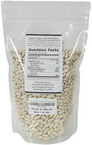 Organic Cannellini Beans - 2lbs (Hunza)