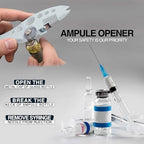 OTICA Ampoule Cutter for Doctors Nurse, Glass Bottle Cap Remover Cutter Ampule Breaker for Hospital and Clinic